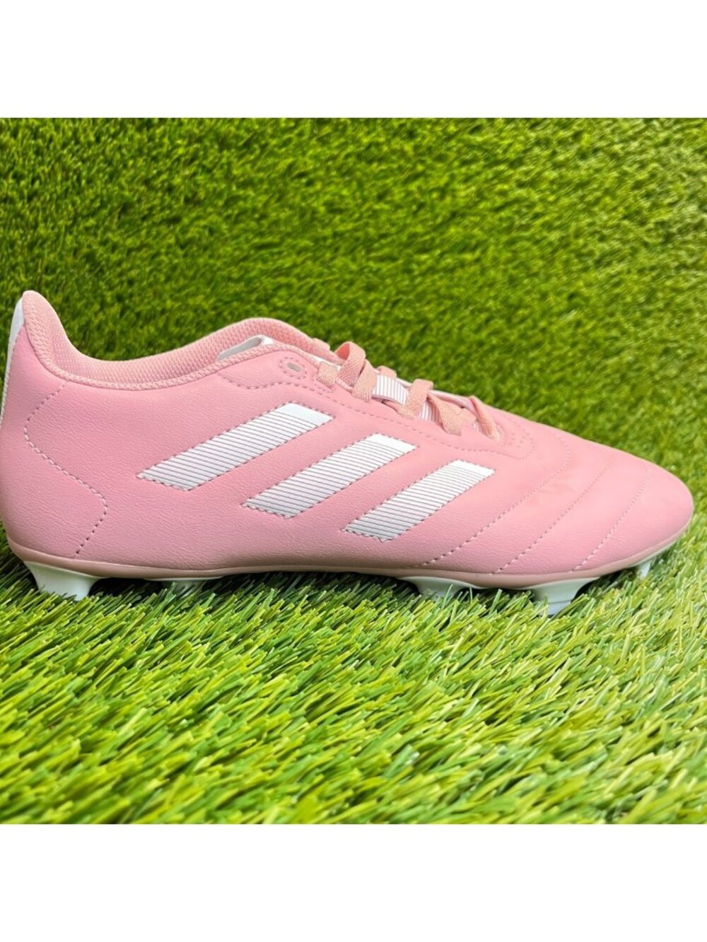 Adidas Goletto VIII FG Mens Size 8.5 Pink White Running Leather Soccer Cleats